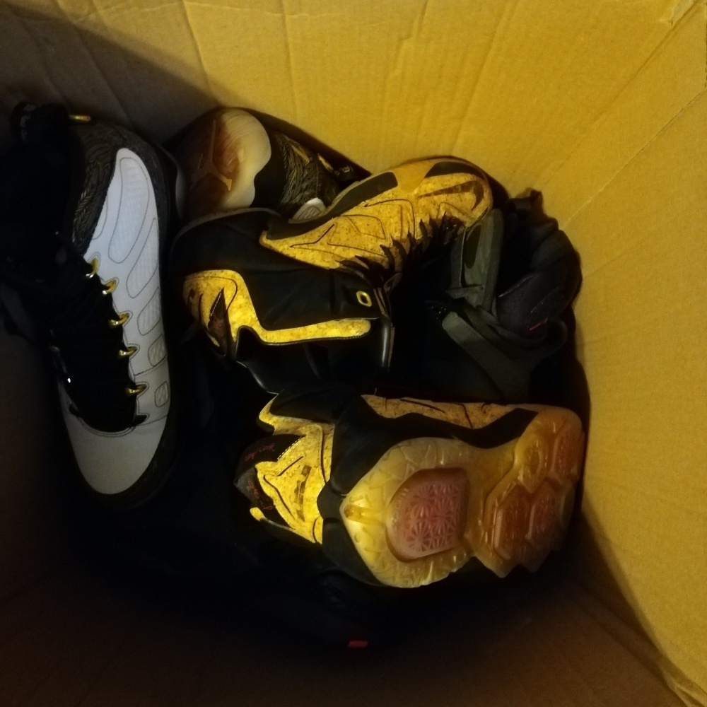 Box of air Jordan retros